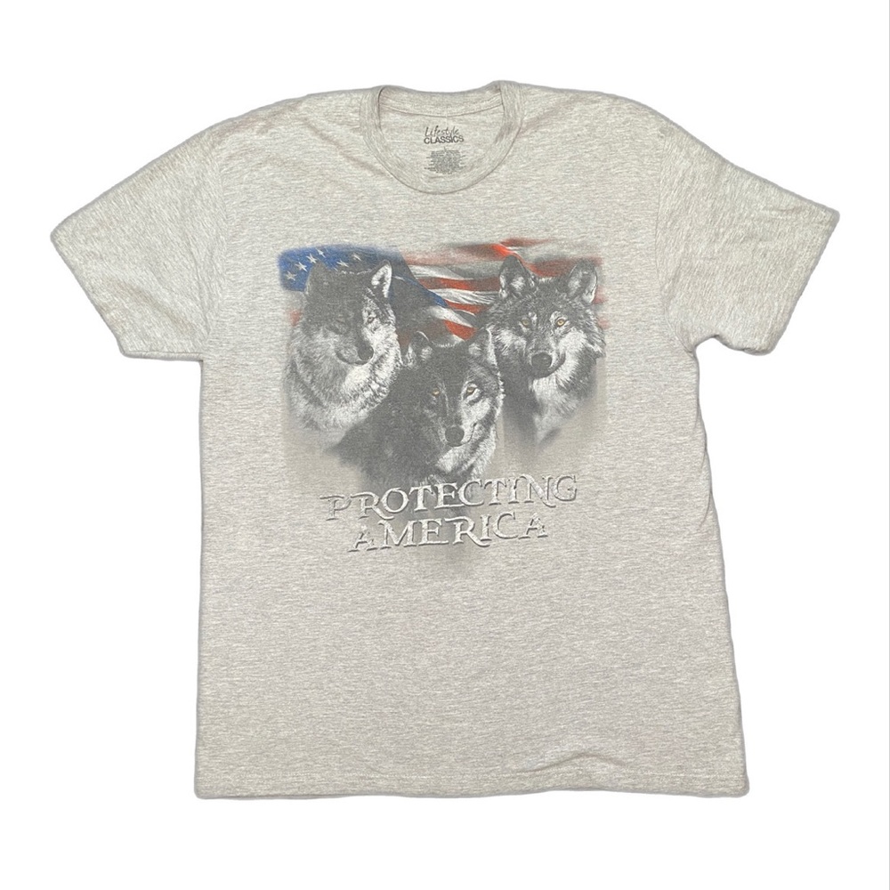 Wolf T-Shirt - “Protecting America”